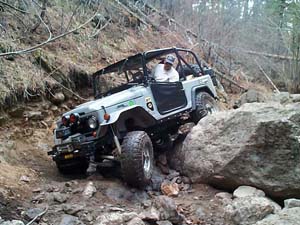 Kevin Ehrlich in his '64 FJ40
