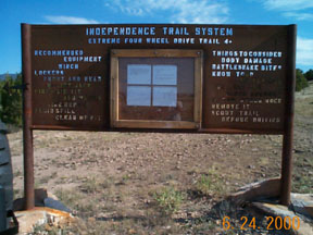 Trail Marker and Warnings
