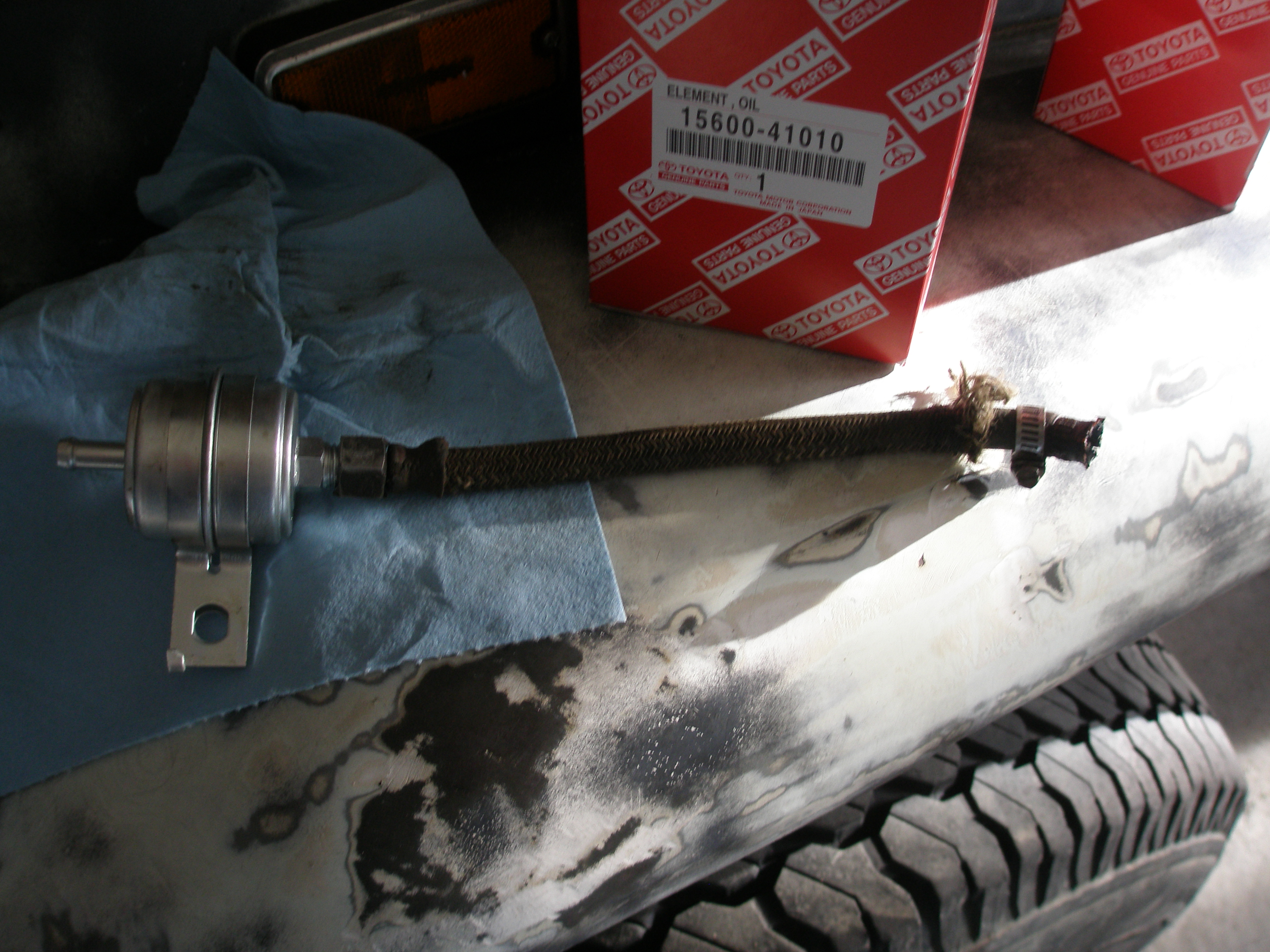 FJ40 Fuel Filter to Fuel Pump Hose Rising Sun 4WD Club Forum