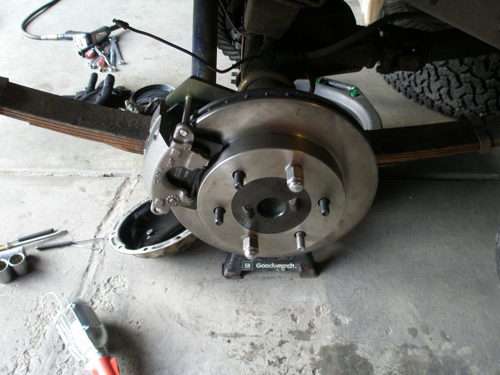 FJ40 FJ55 Disc Brake Conversion Kit Rear Semi Float 1960, 1961, 1962, 1963, 1964, 1965, 1966